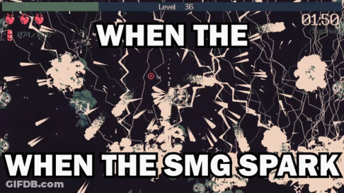 SMG Spark Displayed On Screen GIF