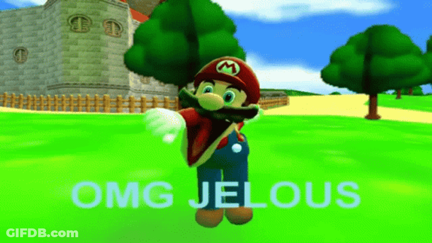 SMG4 Animation Mario OMG Jealous GIF