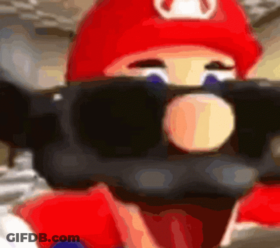 Smg4 Mario Big Eyes GIF