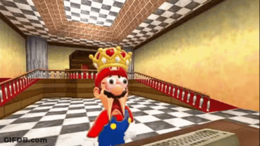 Smg4 Mario Crown GIF