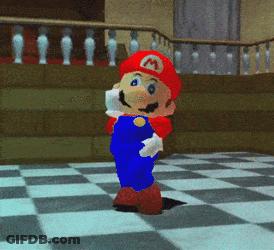 Smg4 Mario Dancing Energetically GIF