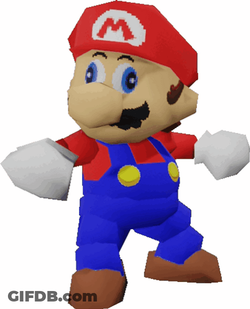Smg4 Mario Looking Around GIF