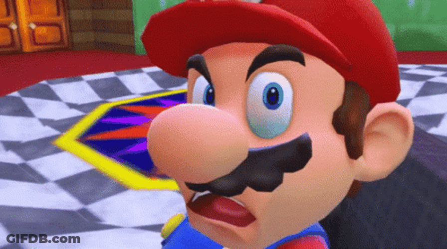 Smg4 Mario Very Angry Look GIF
