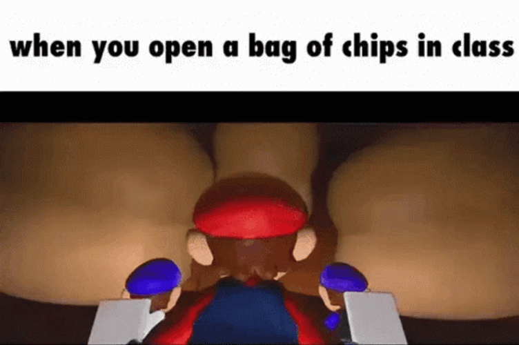 SMG4 Opening Bags Of Chips GIF