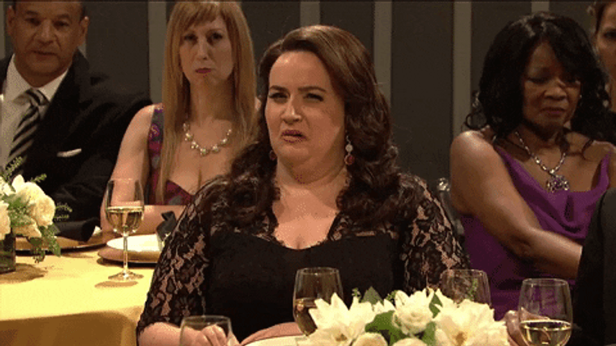 SMH Lady At Table GIF