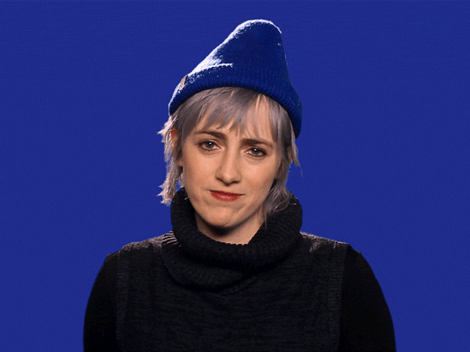 SMH Lady In Blue GIF