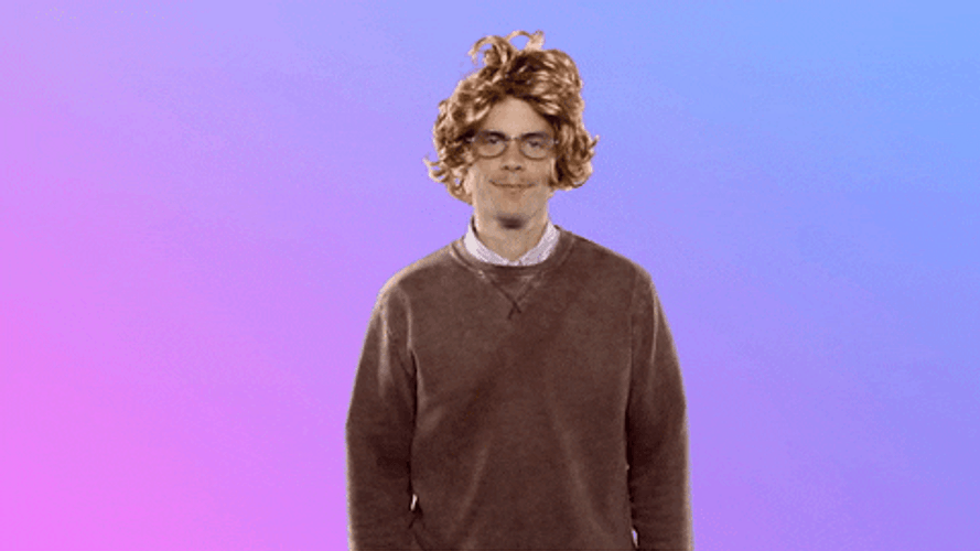 SMH Man Wig GIF