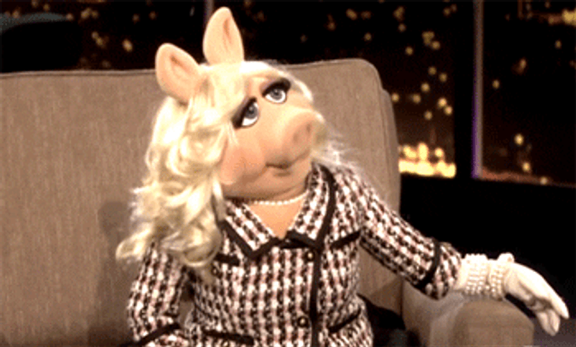 SMH Miss Piggy No GIF