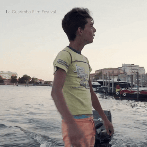 Smile And Wave Boys Boy In A Motor Boat GIF
