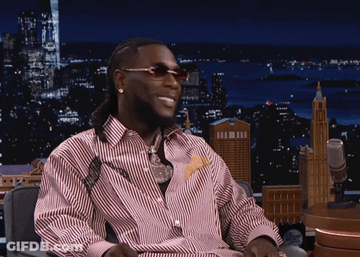 Smile And Wave Boys Burna Boy In Fallon GIF