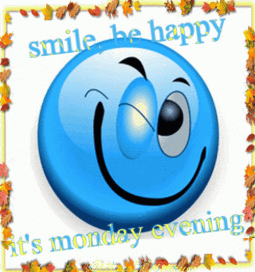 Smile Be Happy Have A Blessed Monday GIF