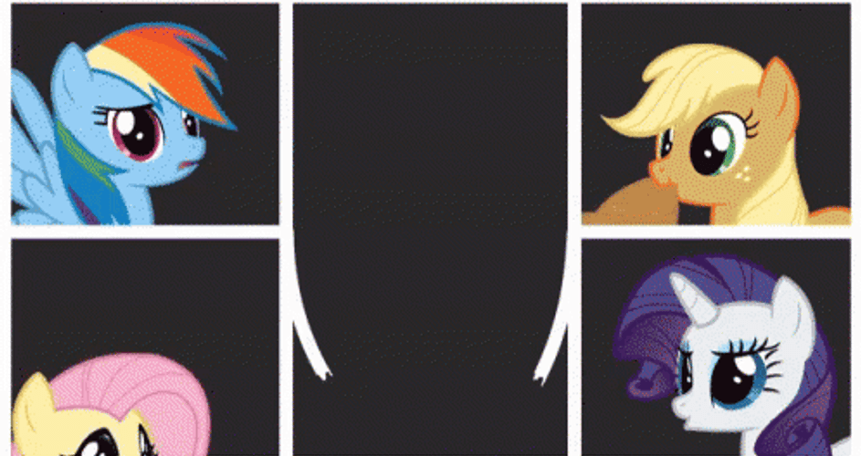 Smile Pink Fluffy Unicorns Dancing On Rainbows GIF