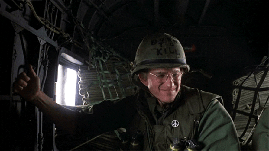 Smile Platoon Full Metal Jacket GIF