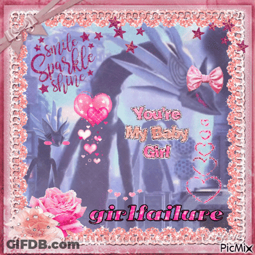 Smile Sparkle Shine You're My Baby Girl GIF