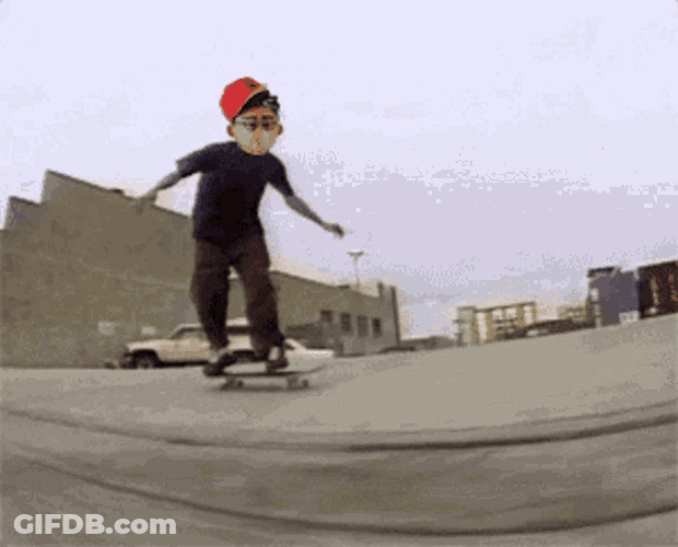 Smilesss Skate Board GIF