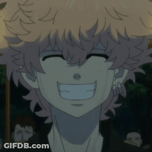 Smiley Anime Boy GIF