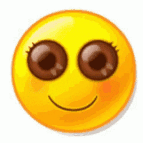 Smiley Blushing Emoji GIF