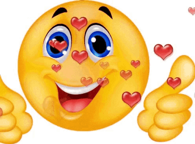 Smiley Emoticon Thumbs Up GIF