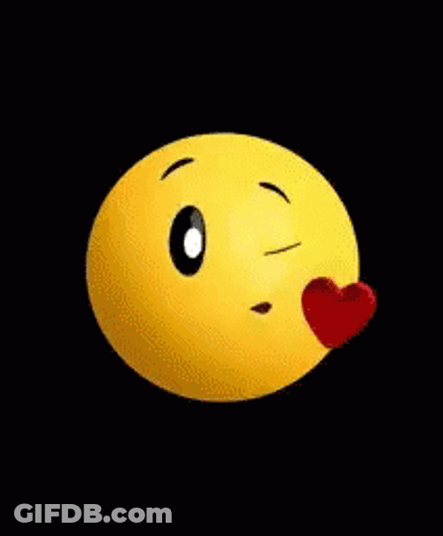 Smiley Emoticon Winky Face GIF