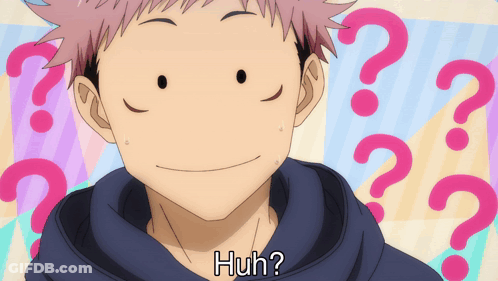 Smiley Face Cartoon Saying Huh GIF