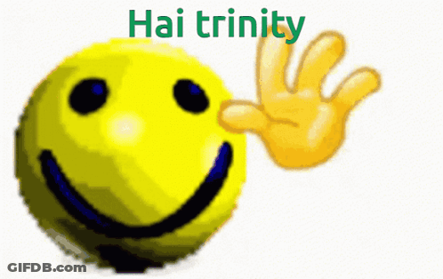 Smiley Face Hai Trinity GIF