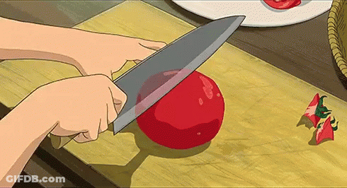 Smiley Face Knife GIF