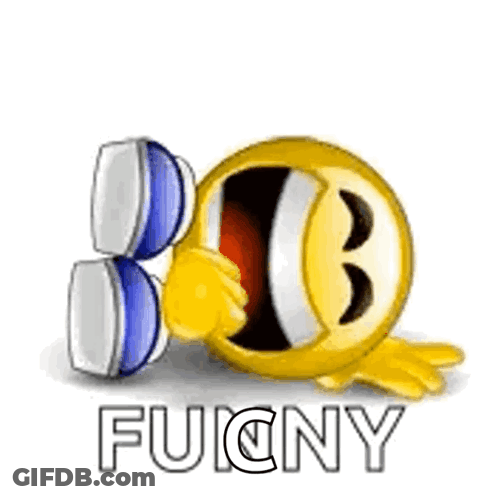 Smiley Face Laying Down Blue And White Shoes GIF