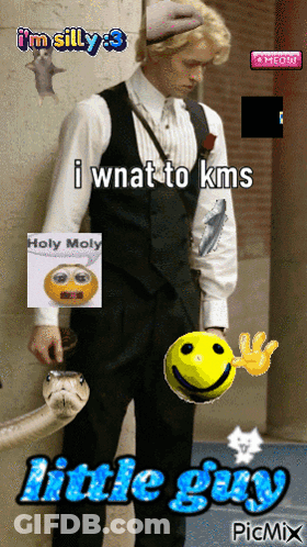 Smiley Face Man Saying Im Silly 3 GIF
