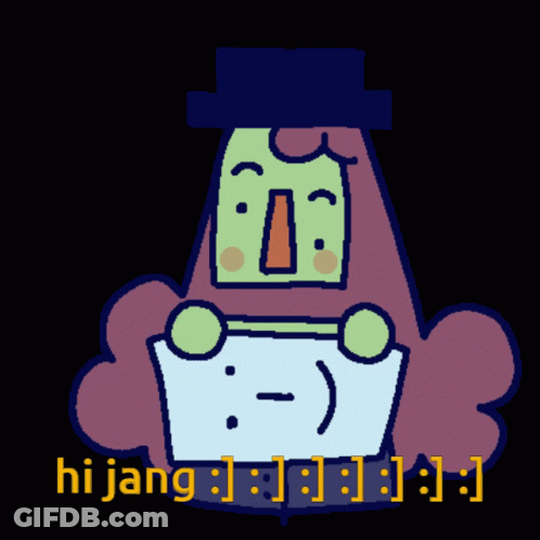 Smiley Face Saying Hi Jang GIF