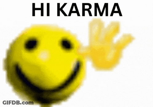 Smiley Face Saying Hi Karma GIF