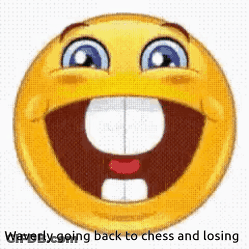 Smiley Face Saying Waverly Going Back To Chess GIF