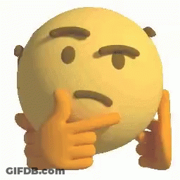 Smiley Face Thinking Thumbs Up GIF