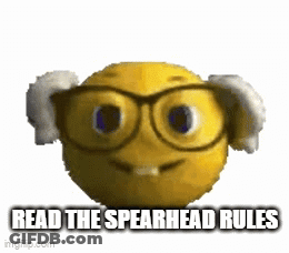 Smiley Face Wearing Glasses And Ear Muffs Says Read Rules GIF