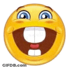 Smiley Face With Big Open Mouth GIF