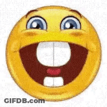 Smiley Face With Big Smile And Big Mouth GIF