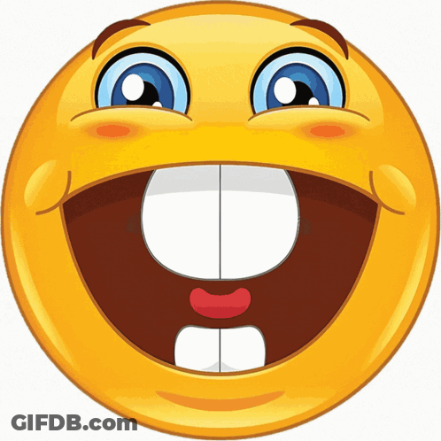Smiley Face With Big Smile And Mouth GIF