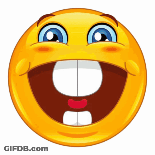 Smiley Face With Big Smile And Mouth GIF