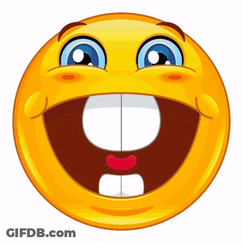 Smiley Face With Big Smile And Mouth GIF