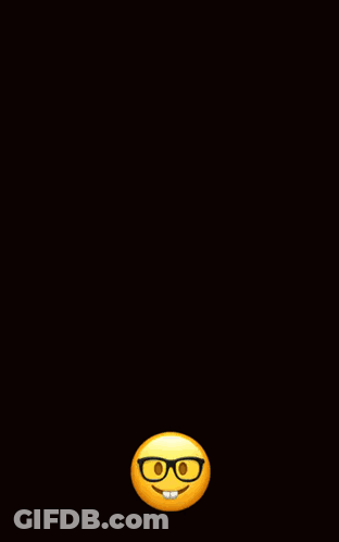 Smiley Face With Glasses Saying Good Night Sweet Dreams GIF