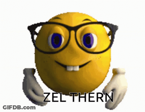 Smiley Face With Glasses Zel Thern GIF