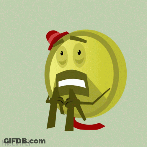 Smiley Face With Red Hat Saying HODL GIF
