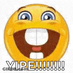 Smiley Face Yipe GIF
