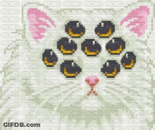 Smiley Faces Surrounded By Text GIF