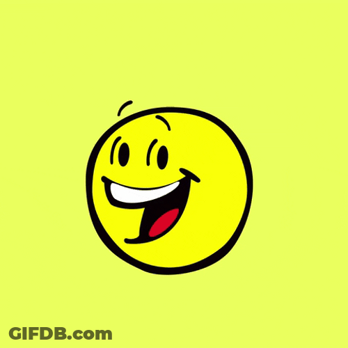 Smiley Happy Eyebrows GIF
