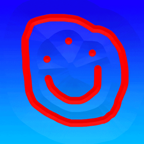 Smiley Paint Drawing GIF