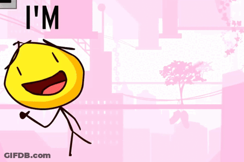 Smiley Stick Figure Saying I'm Just Joking GIF