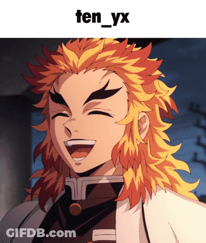 Smiling Anime Character Ten_yx GIF