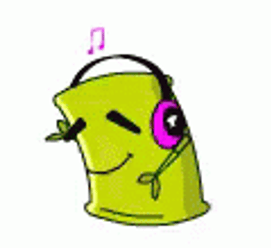 Smiling Bamboo Listening To Music GIF