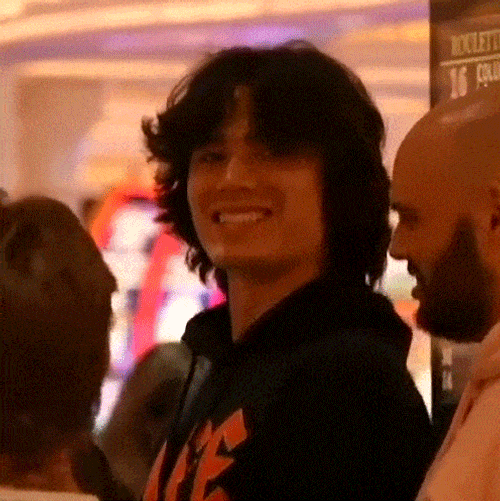 Smiling Benjamin Spande GIF