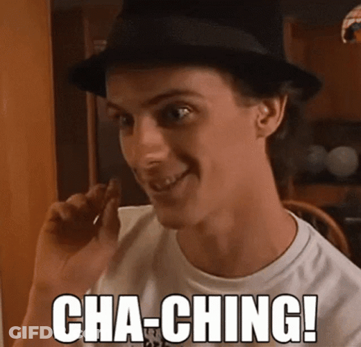 Smiling Brian Holden Cha Ching GIF
